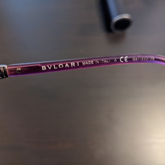 EUC Bvlgari 4097-B 5254 Purple Women's Eyeglasses - Picture 9 of 10